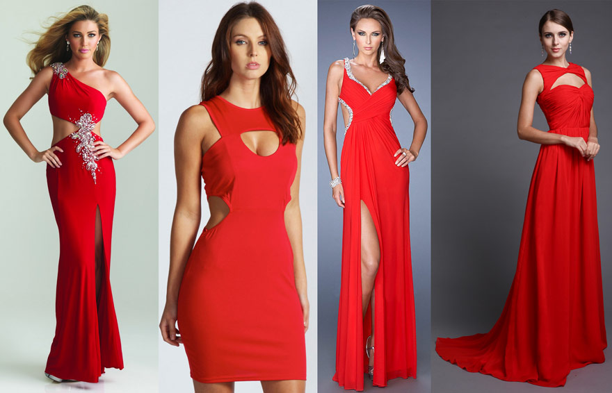 robe-soire-rouge-moderne